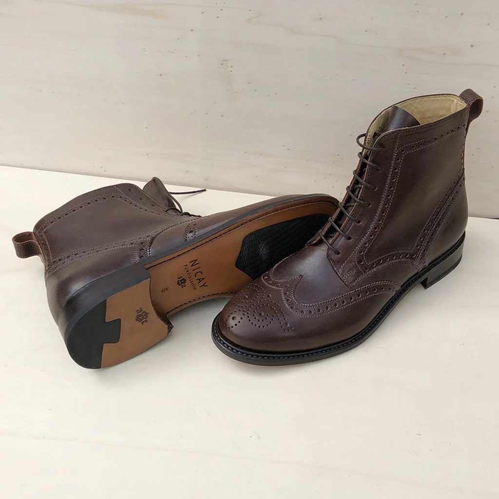 Rahmengenähte Brogue Boots mit Joh. Rendenbach Sohlen – Bild 7