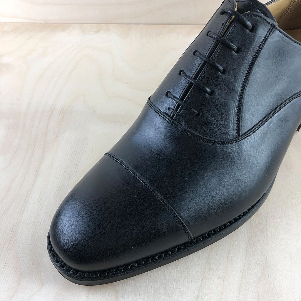 Rahmengenähte Cap Toe Oxford Schnürer – Bild 5