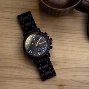 Turin Dunkles Sandelholz, Midnight, Chronograph